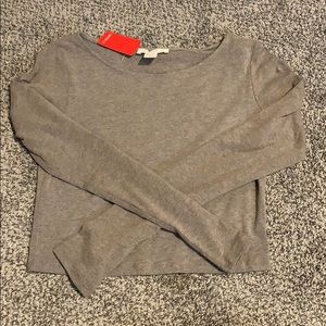 Forever 21 Grey Crop Top